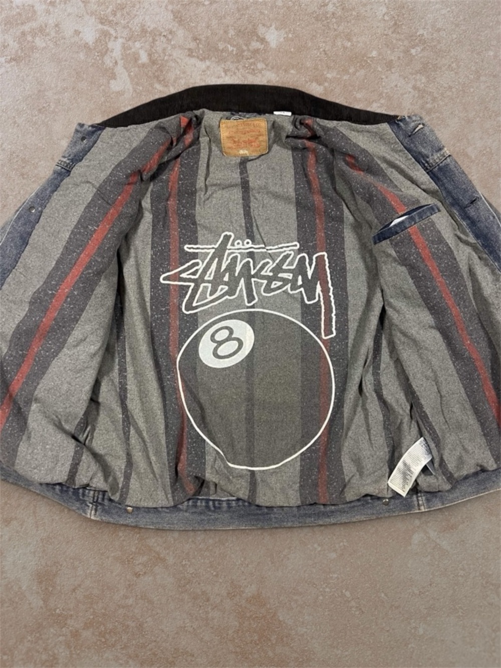 Levi's x Stussy Men's Denim Jacket- Large - Picture 3 of 3